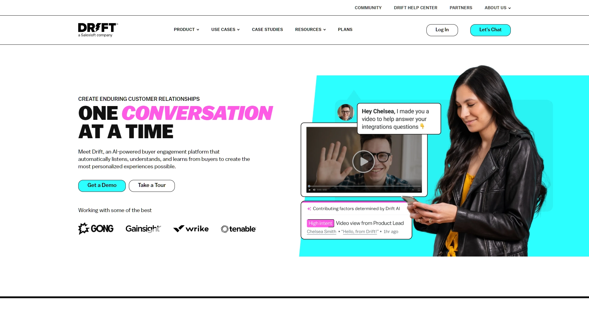 Drift AI automating customer conversations online