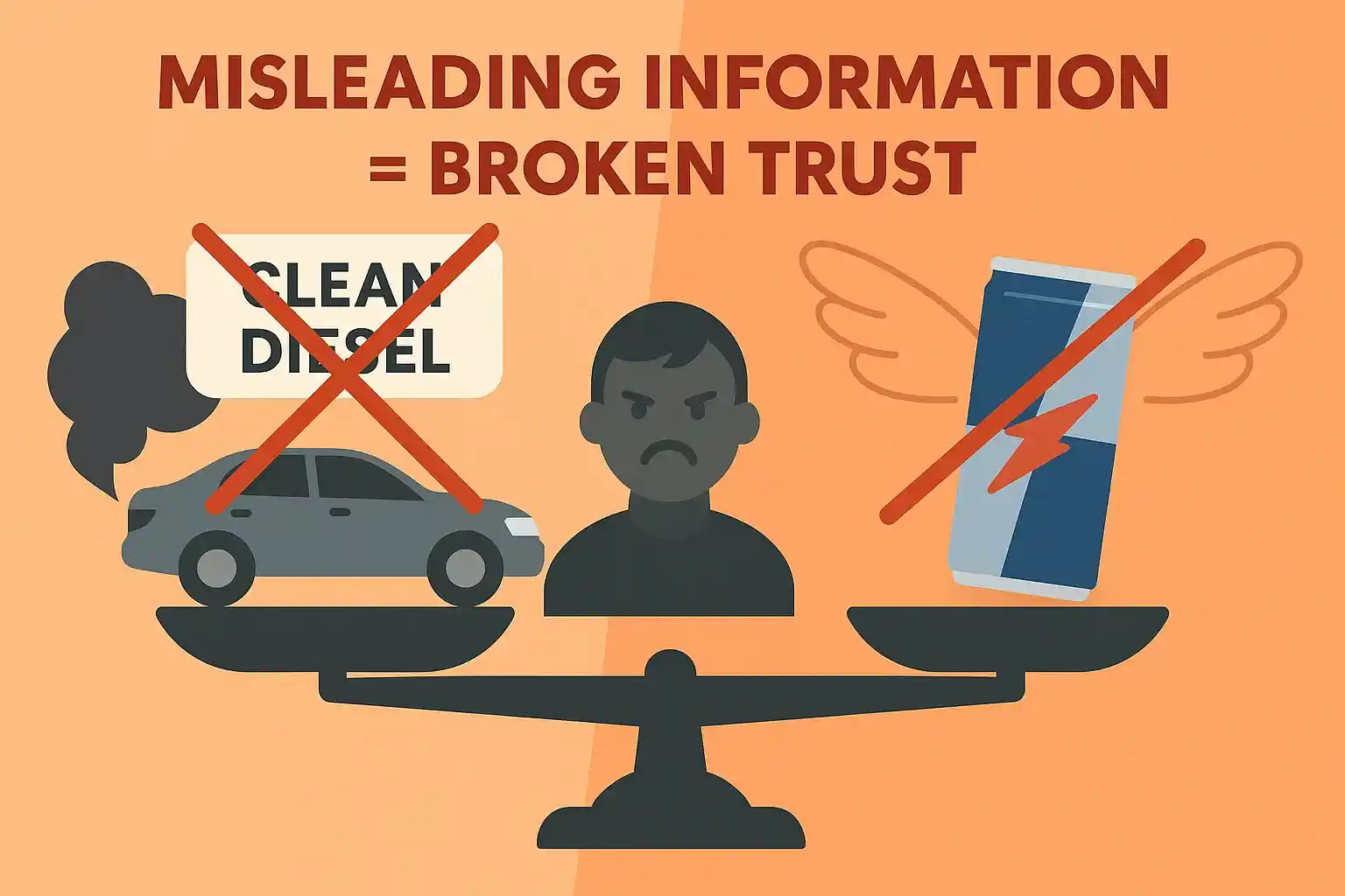 misleading information breaks customer trust