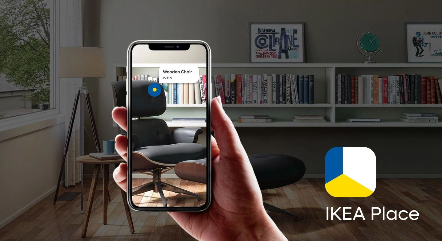 web ar furniture preview with ikea place example