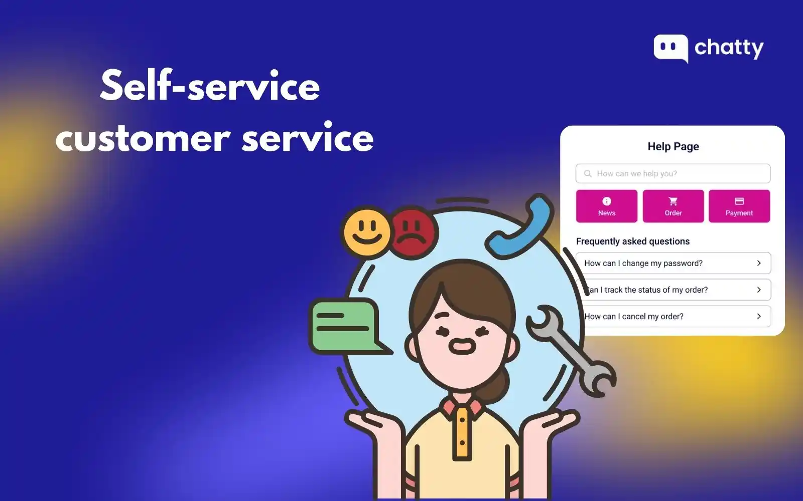 what is self service customer service