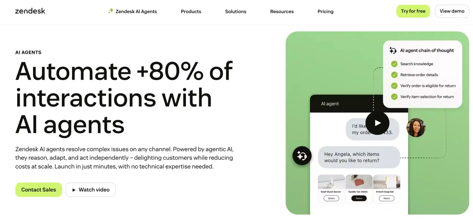 zendesk ai agents automate customer interactions