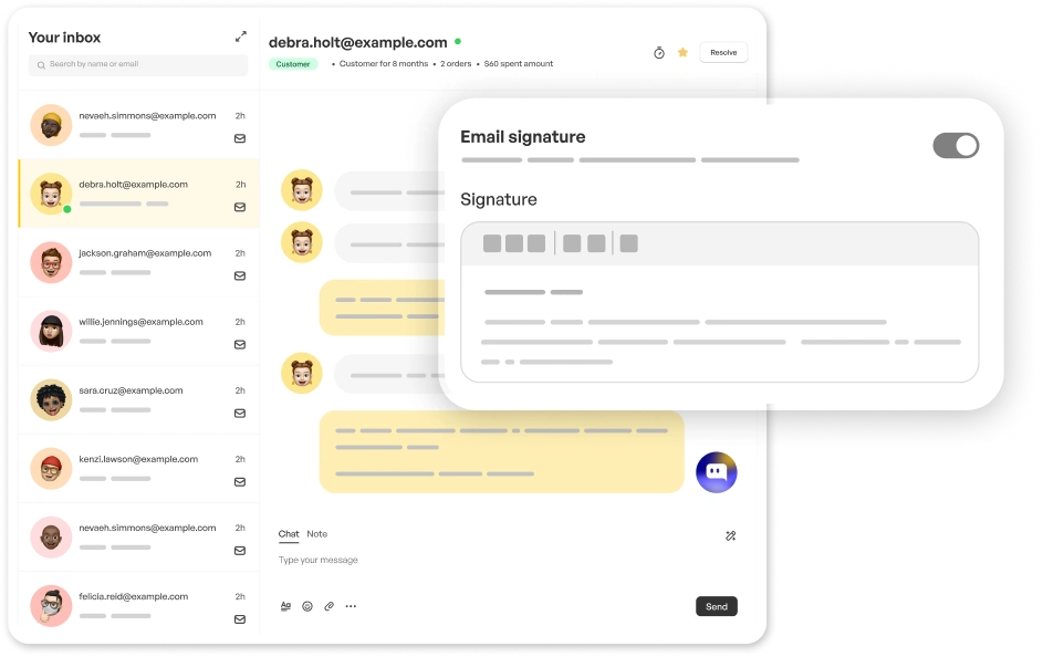 No platform switching. No missed messages. Just seamless communication. banner