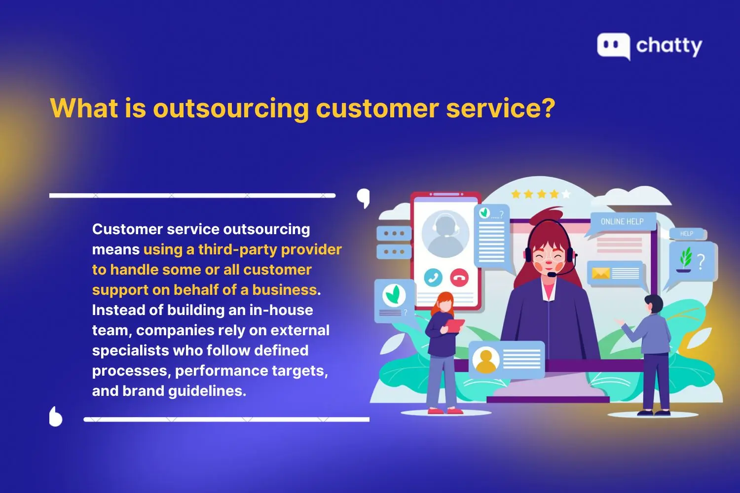 what is outsourcing customer service 